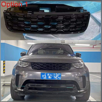 Glossy Black Show Grill  Compatible With Land Rover Discovery (L462)  (2017-20) Tag 1