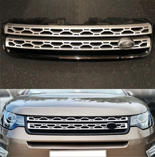 Silver Chrome Show Grill Compatible With Land Rover Discovery Sport L550 (2015-2019)   Tag 6
