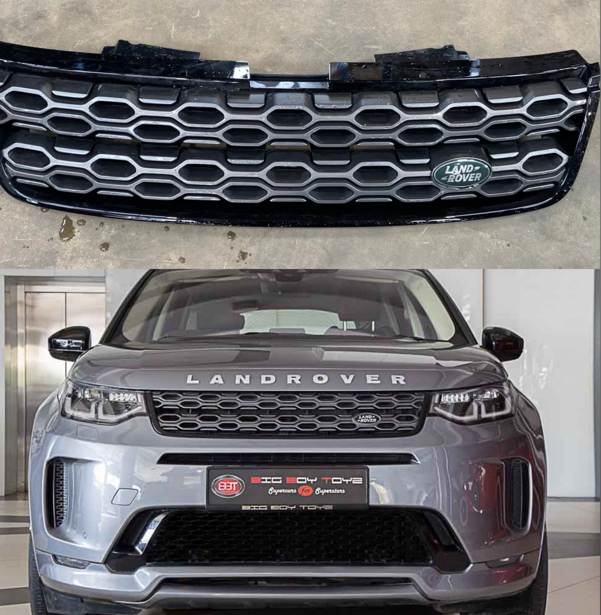 Silver Chrome Show Grill Compatible With Land Rover Discovery Sport L550 (2020-22) Tag 11