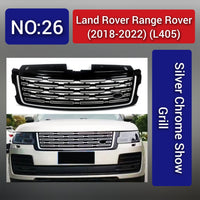 Silver chrome Show Grill Compatible With Land Rover Range Rover (L405) (2018-2022)