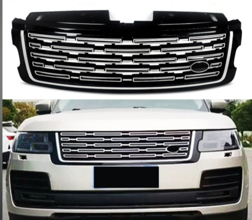 Silver chrome Show Grill Compatible With Land Rover Range Rover (L405) (2018-2022)