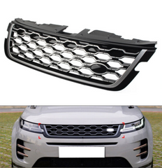 Silver Chrome Show Grill Compatible With Land Rover Range Rover Evoque L551 (2020-23) Tag 36