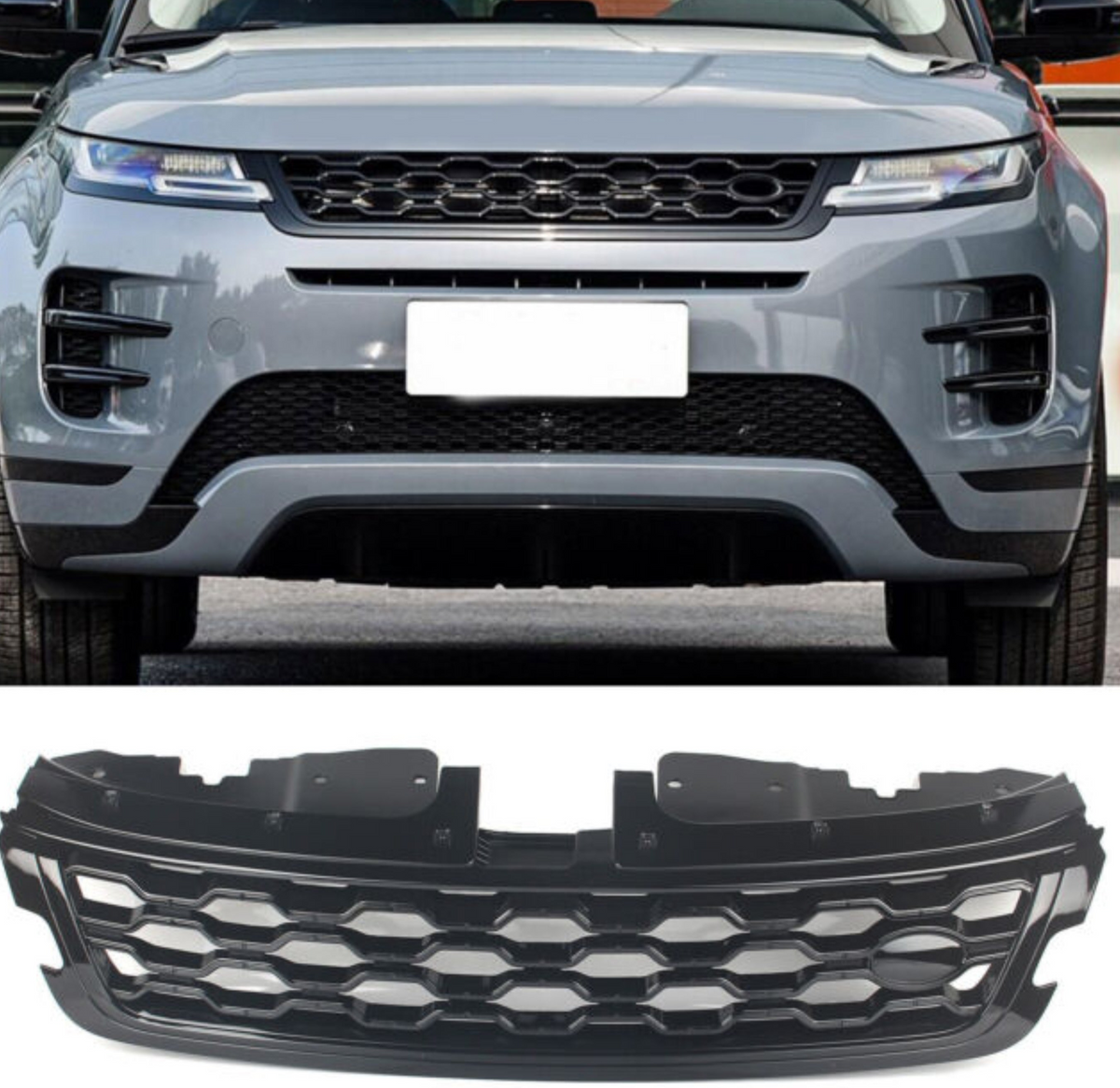 Black Chrome Show Grill Compatible With Land Rover RANGE ROVER EVOQUE  L538 Land Rover L551 (2020-23) Tag 37