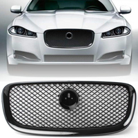 Black Chrome Show Grill  Compatible With Jaguar XF (2012-15)