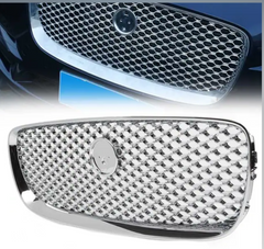 Silver Chrome Show Grill Compatible With Jaguar XF (2016-20)