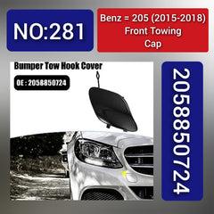 Benz 205 (2015-2018) Front Towing Cap. Ref No 2058850724. Tag 281