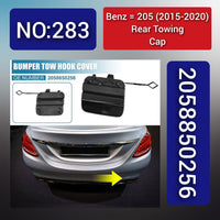 Benz 205 (2015-2020) Rear Towing Cap. Ref No 2058850256. Tag 283