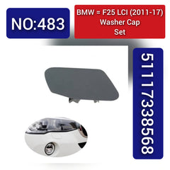 BMW = F25 LCI (2011-17) Washer Cap Set. Ref No 51117338568 Tag 483