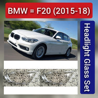 Front Headlight Glass Compatible With BMW 1-Series F20 (2015-18)