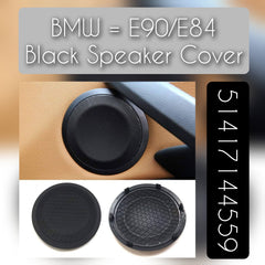 Black Front Door Speaker Cover 51417144559 Compatible With BMW 3 Series E90 & X1 E84