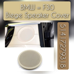 Beige Front Door Speaker Cover 51417279318 Compatible With BMW 3 Series F30