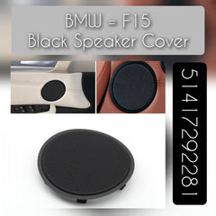 Black Front Door speaker cover 51416969393 Compatible With BMW X5 F15