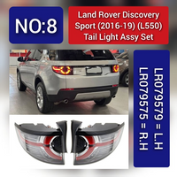 Tail Light Rear Lamp Compatible With LAND ROVER DISCOVERY SPORT (2016/2019) Tail Light Rear Lamp Left LR079580 & Right LR079576 Tag-TLR-08