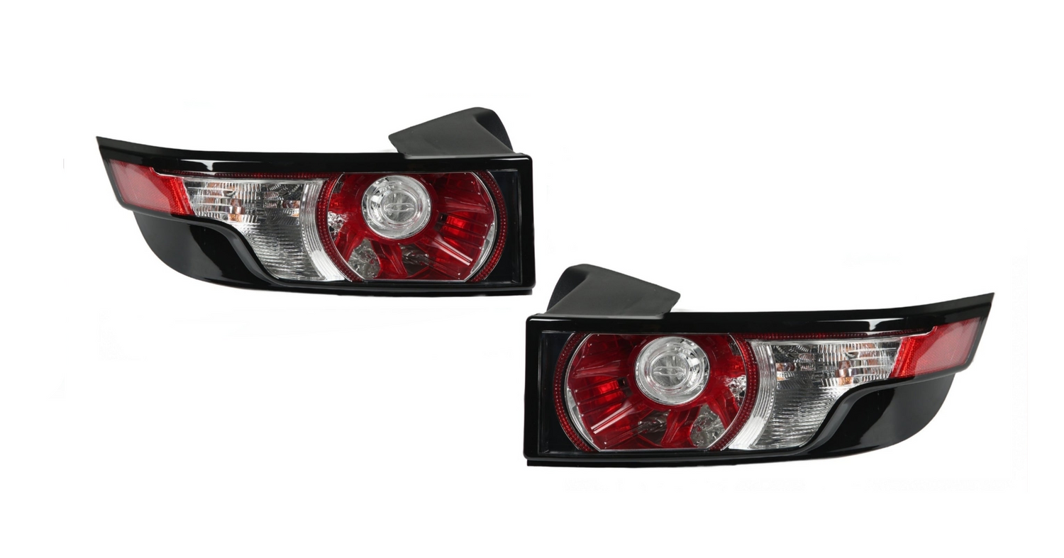 Tail Light Rear Lamp Compatible With LAND ROVER RANGE ROVER EVOQUE (L538) (2012-2015) Tail Light Rear Lamp Left LR074813 LR025147 & Right LR074796 LR025146 Tag-TLR-09