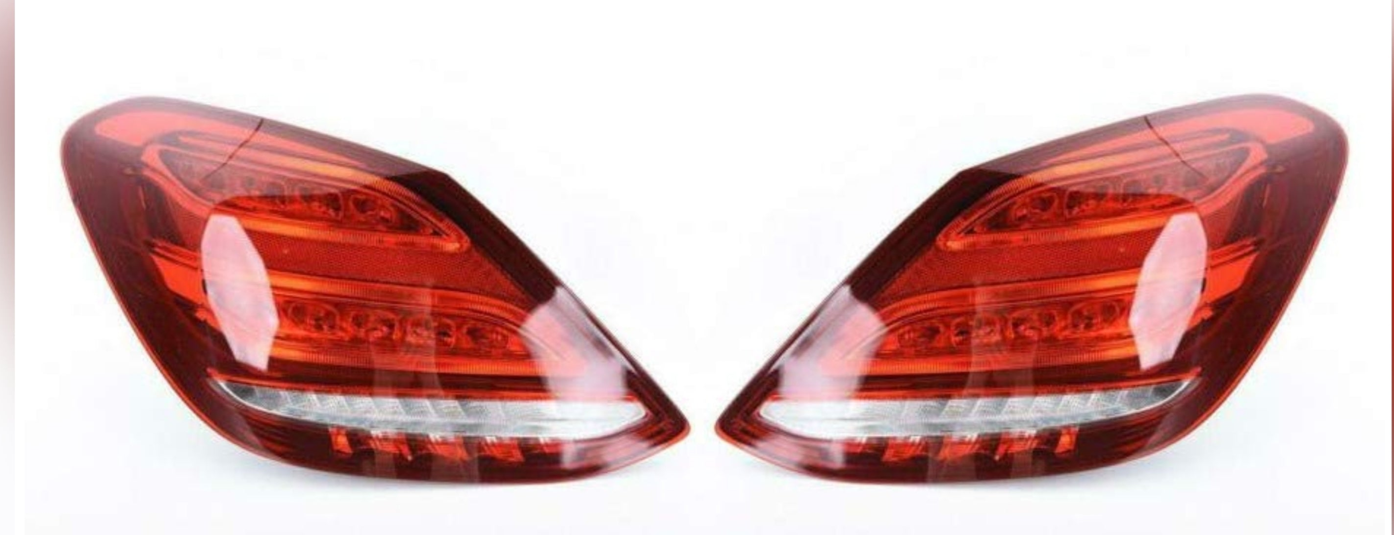 Tail Light Rear Lamp Compatible With MERCEDES-BENZ C-CLASS W205 (2016-2021) Tail Light Rear Lamp Left A2059061357 & Right A2059061457 Tag-TLM-110