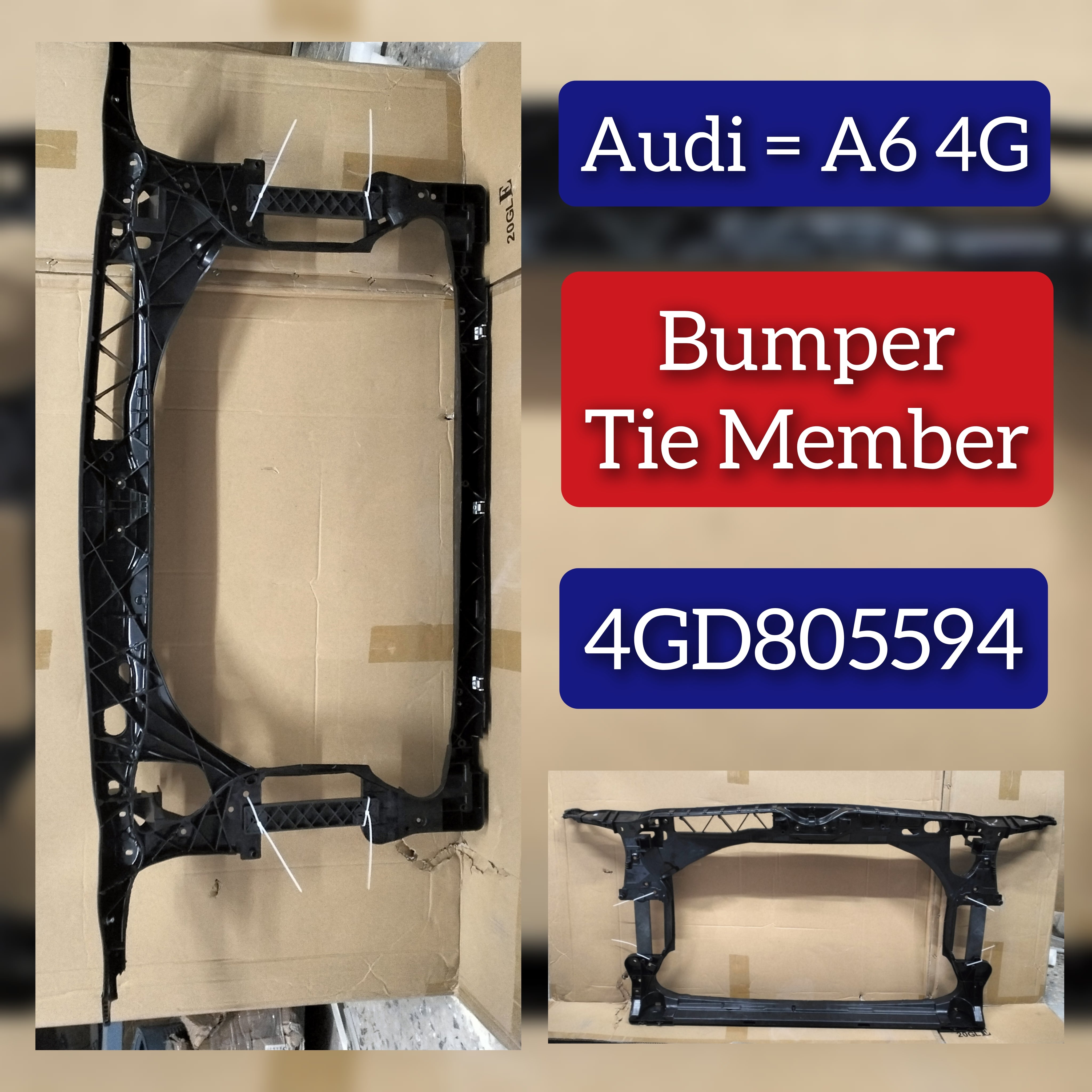 Front Panel Radiator Support 4GD805594 Compatible with AUDI A6 4G