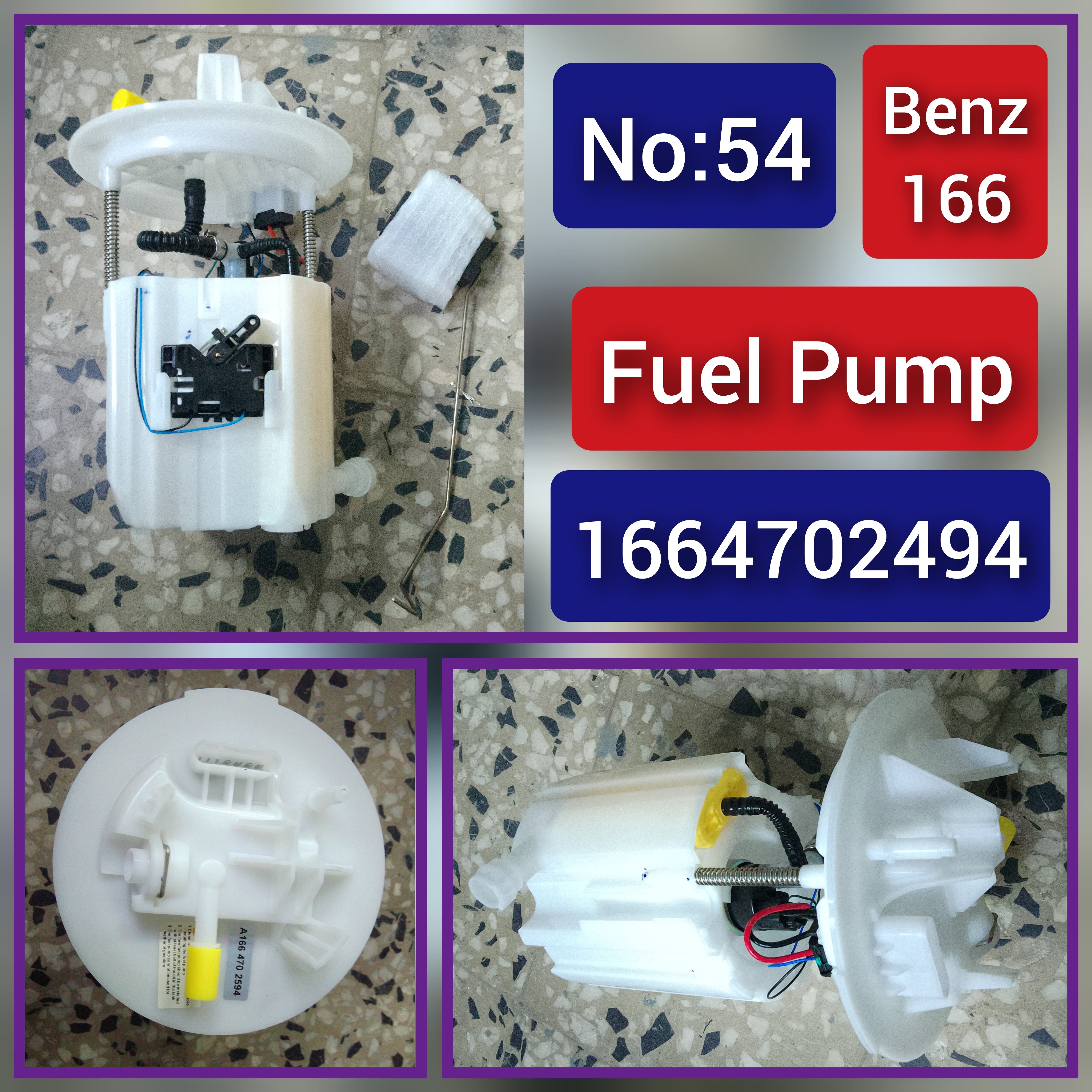 Fuel Pump 1664702494 Mercedes Benz GLS W166  Tag-F-54