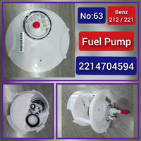 Fuel Pump  2214704594 A2214704594 For Mercedes-Benz E-CLASS W212 & S-CLASS 221 Tag No.63