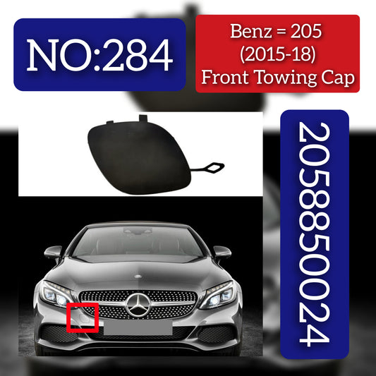 Benz 205 (2015-18) Front Towing Cap. Ref No 2058850024. Tag 284