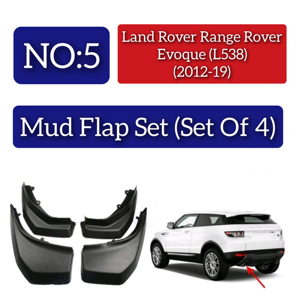 RTG Automotive Tailored Mud Flaps – Set Of 4 For Range Rover Velar 2017-2023