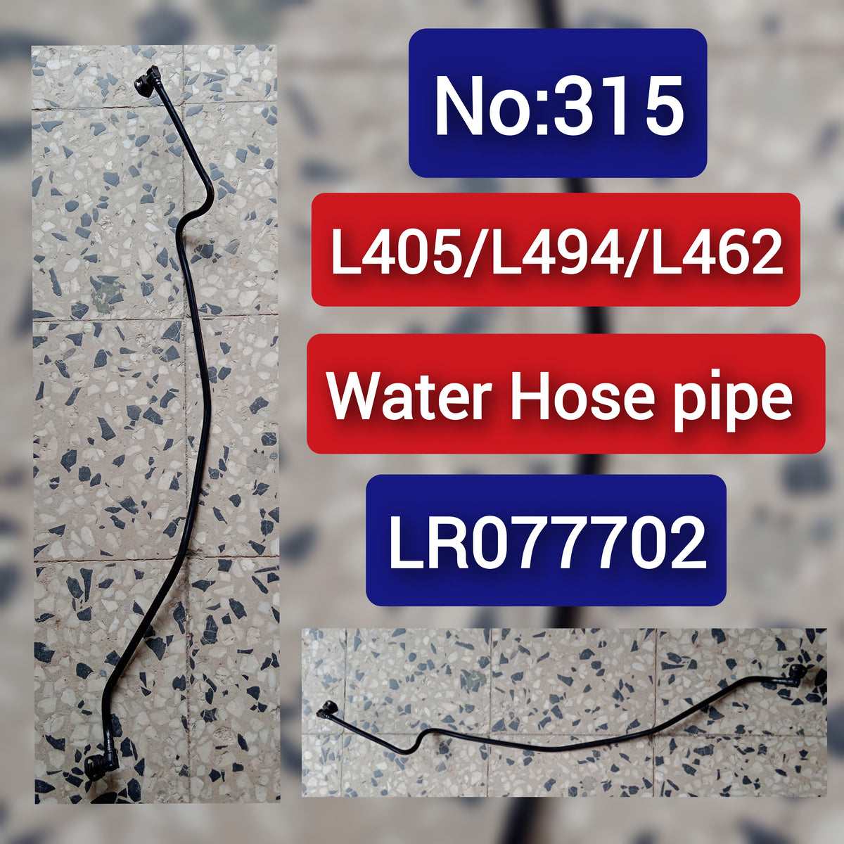 Water Hose Pipe LR077702 LR081659 For LAND ROVER RANGE ROVER SPORT II L494 Tag-H-315