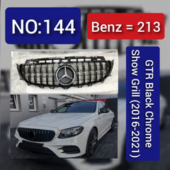 Benz = 213 GTR Black Chrome Show Grill (2016-2021) Tag 144