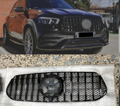 AMG Version GTR Black Chrome Show Grill  Compatible With Mercedes  Benz GLE-Class W167 (2019-2023 ) Tag 96