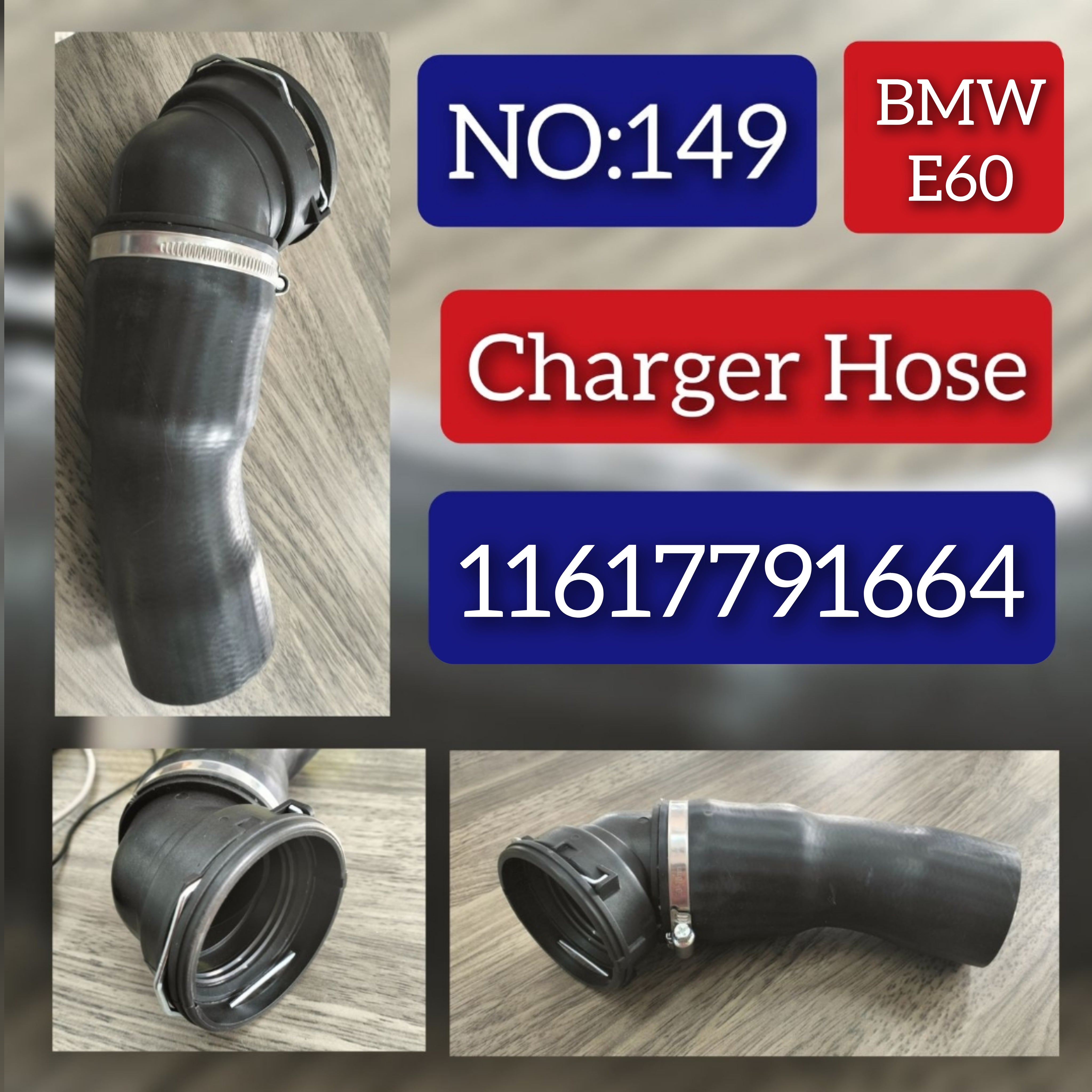 Charger Hose Pipe 11617791664 For BMW 5 Series E60 Tag-H-149