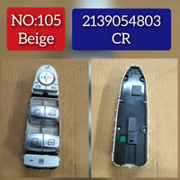 Beige Window Switch 2139054803 2229052004 -CR For Mercedes-Benz E-CLASS W213 Tag-SW-105