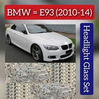 Front Headlight Glass Compatible With BMW E93 (2010-14)