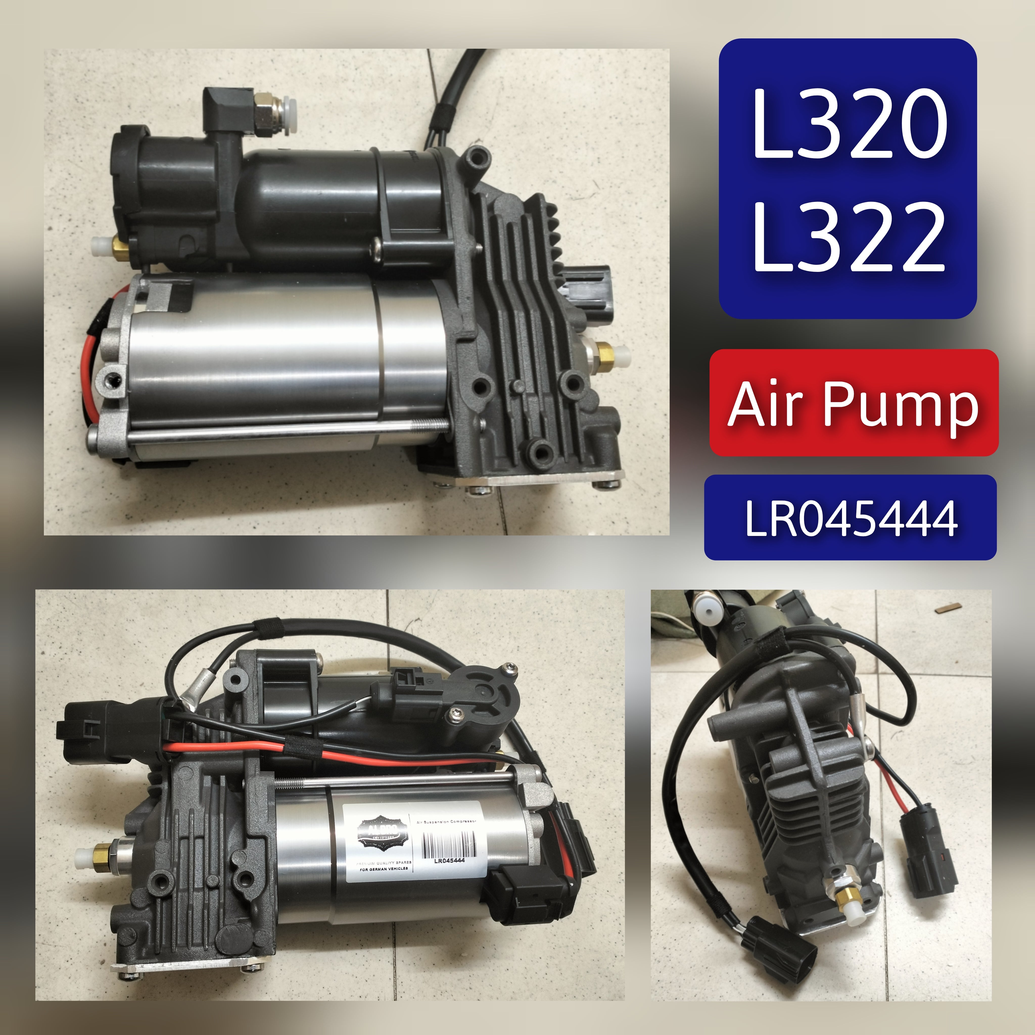 Air Suspension Compressor Pump LR061888 LR045444 LR044360 LR032902 Compatible With LAND ROVER DISCOVERY IV L319 | LR4 & RANGE ROVER III L322 & RANGE ROVER SPORT I L320