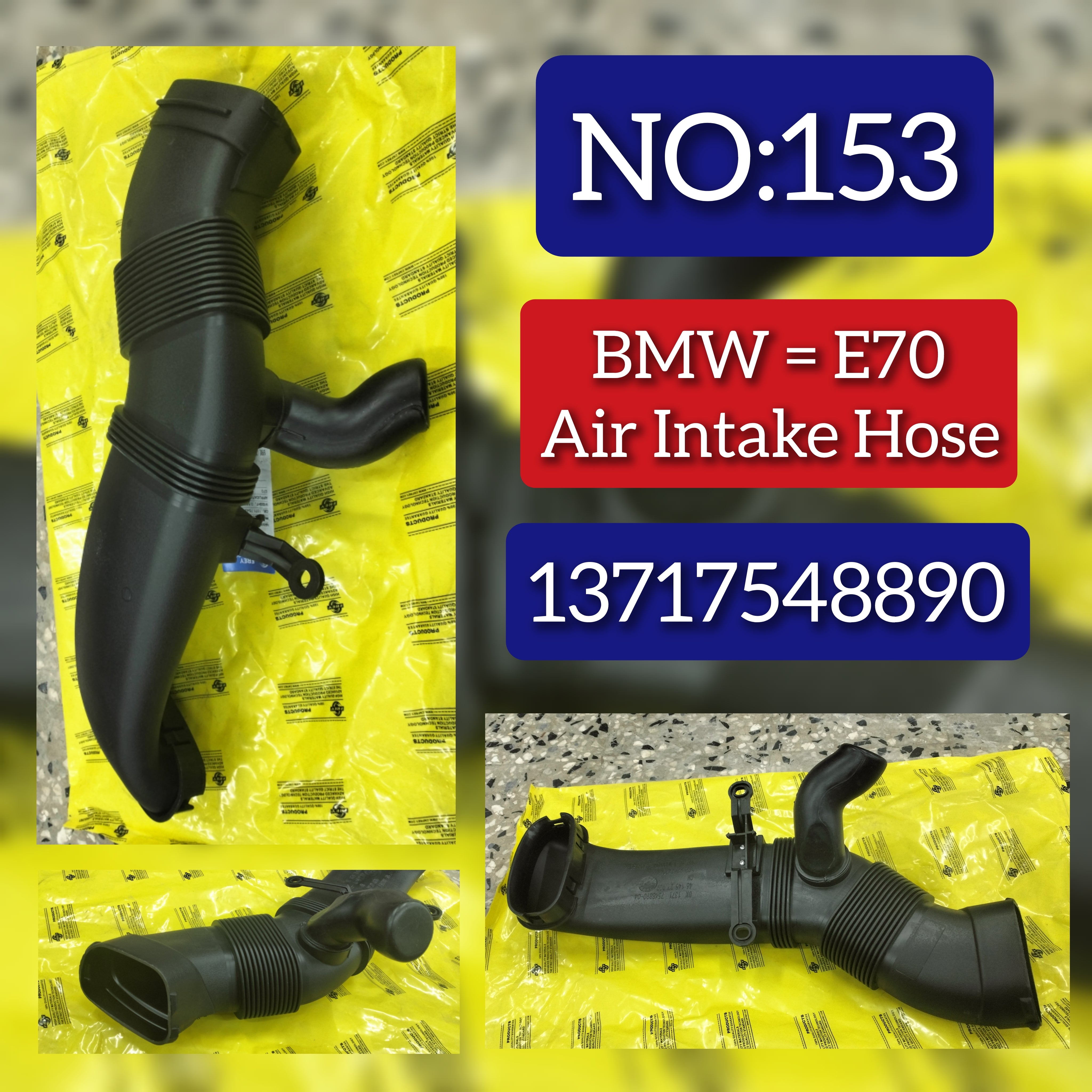 Air Intake Hose Pipe 13717548890 For BMW X5 E70 Tag-H-153