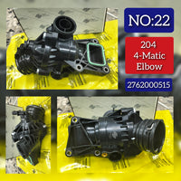 Elbow (Thermostat) 2762000515 2762000015 2762000115 Compatible With MERCEDES-BENZ CLS C218 For Tag-E-22