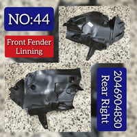 Rear Right Fender Liner 2046904830 2046902830 A2046904830  Compatible With MERCEDES-BENZ C-CLASS W204 Tag-FEM-44