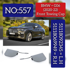 BMW = G06 (2020-22) Front Towing Cap.Ref No 51118092345 = L.H, 51118069949 = R.H Tag 557