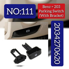 MERCEDES Benz C-CLASS W203 Parking Switch  With Bracket Black 2034270620 Tag-SW-111