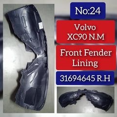 Front Right Fender Liner 31694645 Compatible With VOLVO XC90 N.M Tag-FEV-24