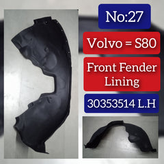 Front Left Fender Liner 30353514 Compatible With VOLVO S80 Tag-FEV-27