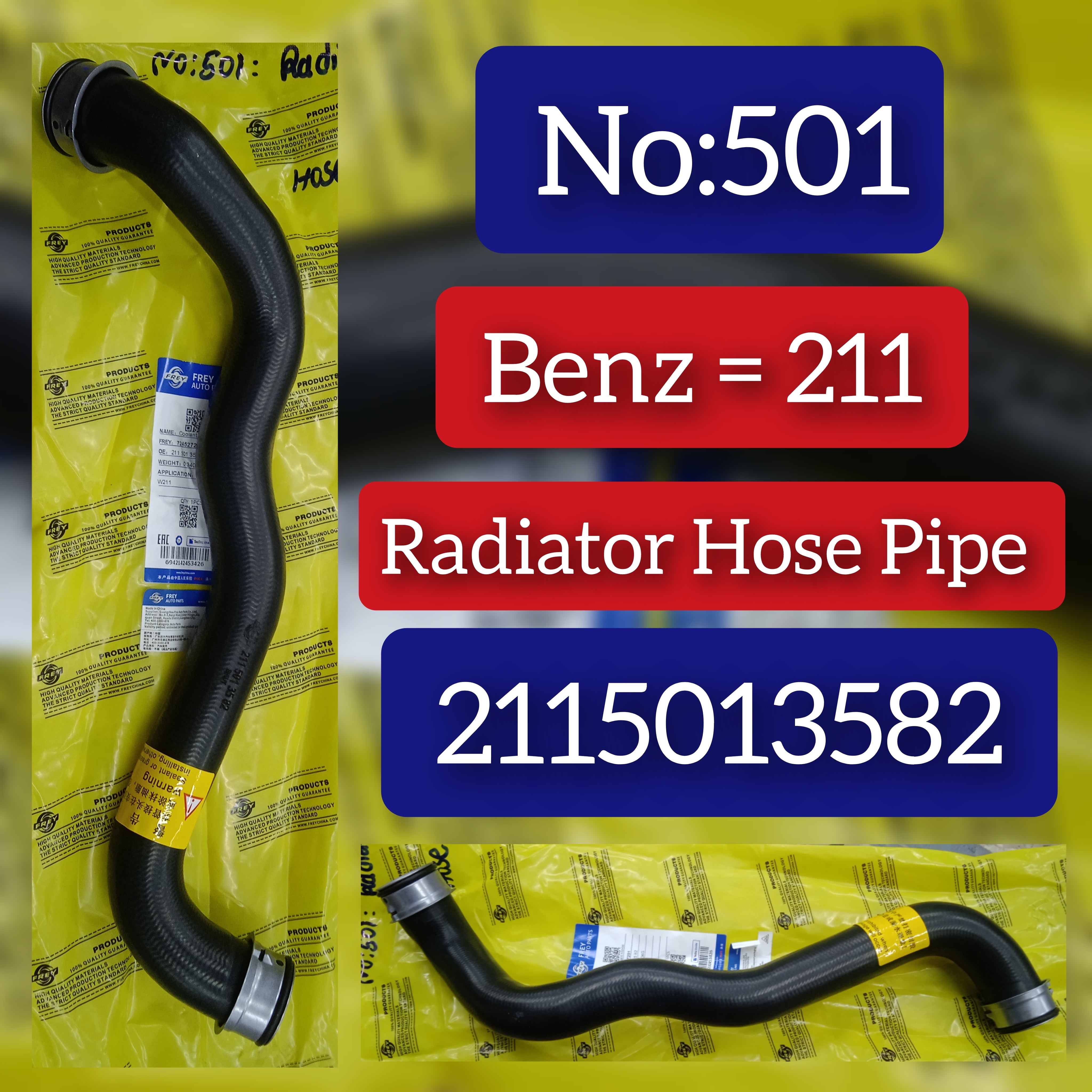 Radiator Hose Pipe 2115013582 For MERCEDES-BENZ E-CLASS W211 Tag-H-501