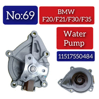Water Pump 11517550484 11517648827 11518604888 Compatible With BMW 3 Series F30 Tag-W-69