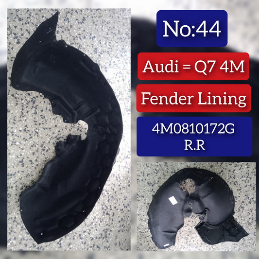 Rear Right Fender Liner 4M0810172G Compatible With AUDI Q7 4M Tag-FEA-44