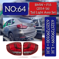 Tail Light Rear Lamp Compatible With BMW  X5 F15 (2014-2016) Tail Light Rear Lamp Left 63217290099 63217470885 & Right 63217290100 63217470886 Tag-TLB-64