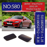 Washer Cap Set Left 51118052711 & Right 51118052712 BMW F06 F12 M (2012-2019)Tag No.580