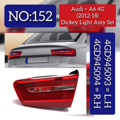 Dicky Light Compatible With AUDI A6 C7 (4G2, 4GC) | A6 / S6 (2012-2018) Dicky Light Left 4GD945093 & Right 4GD945094 Tag-DLA-152