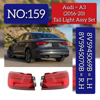 Tail Light Rear Lamp Compatible With AUDI A3 (2016-2020) Tail Light Rear Lamp Right 8V5945069B 8V5945069A & Left 8V5945070B 8V5945070A