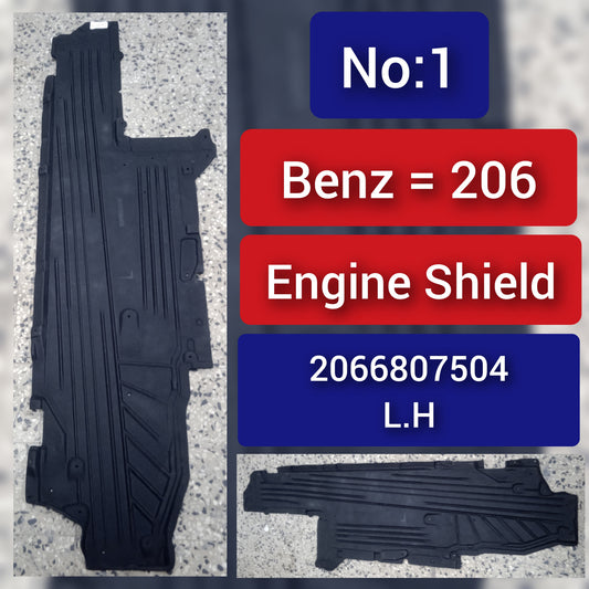 Engine Splash Shield Left 2066807504 Compatible With MERCEDES-BENZ W206 Tag No.1