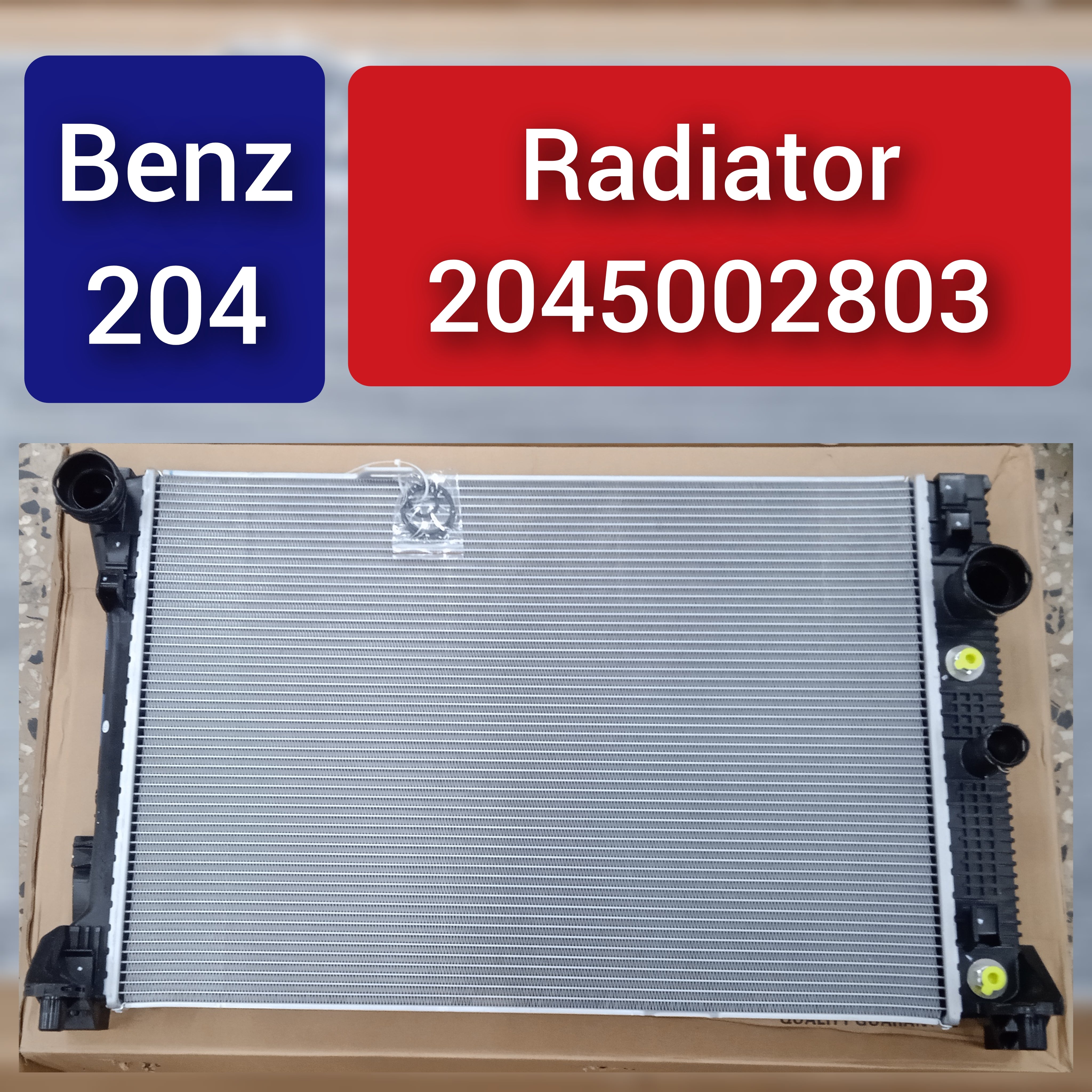 Radiator 2045000203 2045002203 2045004303 Compatible with MERCEDES-BENZ C-CLASS (W204) & E-CLASS (W212)  & SLK (R172)