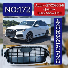 Show Grill  Compatible With Audi Q7 (2020)  4M0853651AHVMZ Original Black