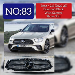 LCI Diamond Black Chrome Show Grill Compatible With Mercedes Benz E-Class  W213  (2021-2023) Tag 83