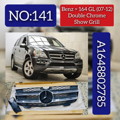 Show Grill 1648802785 Compatible With Mercedes-Benz GL W164 (2007-2012)